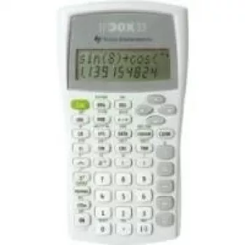 Texas Instruments TI-30X IIB wetenschappelijke zakrekenmachine, 2-regelig LCD, batterijgevoed, zwart