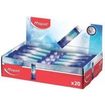 Maped ARCTIC kunststof gum, lippenstiftstijl om uit te draaien, 20er-displaybox 152027