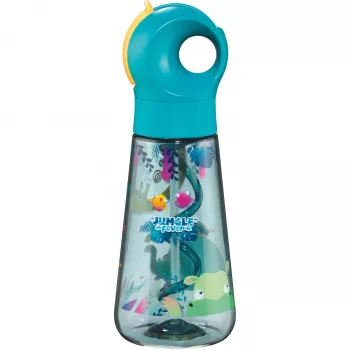 Maped PICNIK JUNGLE FEVER drinkfles, 0,5 L, turquoise, Ecozen met rietje 873199