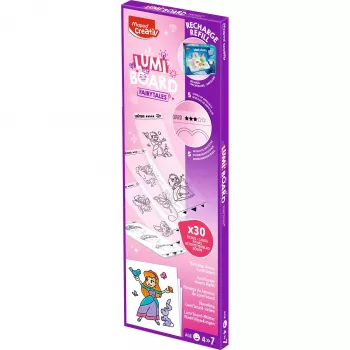 Maped Creativ Princess navulling voor LUMI BOARD LED lichttafels, 20 transparante papierbladen 907096