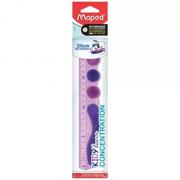 Maped KIDY learn CONCENTRATION flexibele liniaal 200 mm violet PET 277901