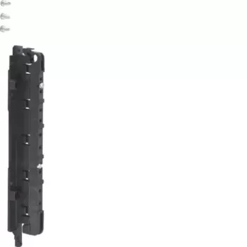 HAGER UZ45S3 linker verzamelrailhouder, 5-polig, 355A, 45mm rastermaat, grijs