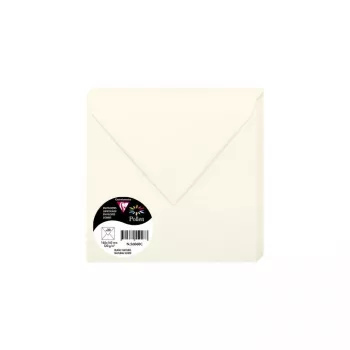 Clairefontaine Pollen vierkante enveloppe 165x165 mm natuurwit 120 g/m² pH-neutraal (1 st) 56060C