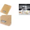 Little Balance LB 8543 slanke elektronische keukenweegschaal van bamboe met LCD-display, 5 kg capaciteit, 1 g nauwkeurigheid