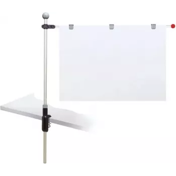 MAUL planhouder tafelklem voor DIN A0 documenten, grijs 62550-84