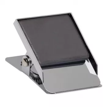 MAUL papierklem met magneet, 40 mm, zilver, robuust staal met sterke veer 2194096