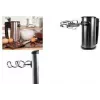 Little Balance handmixer Inox 400, 400 W, roestvrij staal, elegant zwart design met roestvrijstalen bekleding (LB 8460)