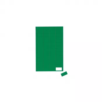 MAUL magneetsymbool rechthoek, 20 x 10 mm, groen, gestanst, 1 mm dik, 1 stuk 6531455