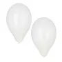 PAPSTAR witte latexballonnen, 250 mm diameter, 100-pack, heliumgeschikt 18956
