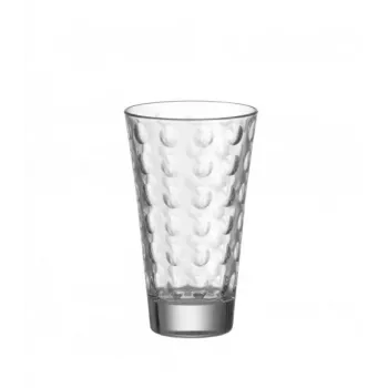 Esmeyer Leonardo OPTIC drinkglazen-set, 300 ml, inwendig reliëfdecor, conisch, 130 mm hoogte, 6 stuks 410-749