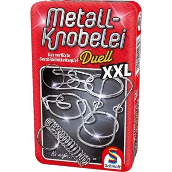 Schmidt Spiele Metal Puzzle Duell XXL - behendigheidsspel puzzel reiseditie vanaf 7 jaar