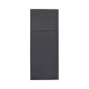 PAPSTAR Royal Collection servetten-bestekzak, zwart, premium-tissue, 40 x 40 cm, 1 stuk 37336