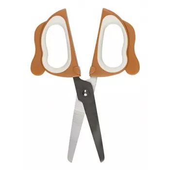 WEDO BELLO knutselaar schaar, ronde punt, 130 mm, voor rechtshandigen, RVS, softgrip, 1 stuk 736 004