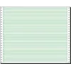 SIGEL 12370 eindloos papier, enkele perforatie, groene lijnen, 305 x 375 mm, 60 g/m², 2000 vellen