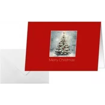 SIGEL DS643 klassieke kerstkaart, 115 x 170 mm, glanzend karton 220 g/m², voor inkjet/laser/kopieerapparaat, 1 stuk