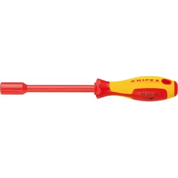 KNIPEX 98 03 13 dopschroevendraaier, 13 mm zeskant dopsleutel, chroom-vanadiumstaal, 235 mm
