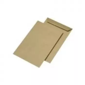 MAILmedia 301017 Verzendenvelop E4, zonder venster, nat te kleven, bruin, 130 g/m²