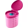 FABER-CASTELL Grippy potloodslijper, roze met mesbescherming, kindveilig, klikmechanisme - 1 stuk (181795)