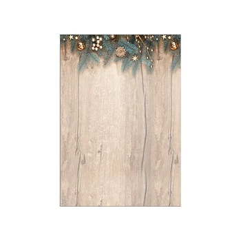 SIGEL kerstbriefpapier Golden Greens motief DIN A4 - 90 g/m² - A4 (DP664)