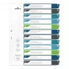 DURABLE 679627 A4+ polypropyleen blanco register, meerkleurig, staand, 0,27 mm, 11-gaats universele perforatie