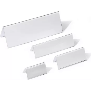 DURABLE tafelnaamhouder insteekbord acryl 61/122x150 mm, 10 stuks 803319