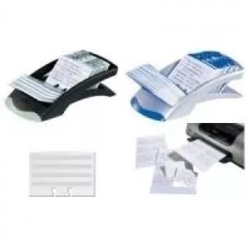 DURABLE TELINDEX DESK VEGAS roterend kaartsysteem, 500 kaarten, 100x72 mm, zwart 241223