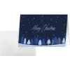 SIGEL DS635 kerstkaart Snowflake Serenity A6 liggend (A5) voor inkjet/laser/kopieerapparaat, wit karton 250 g/m², 1 stuk