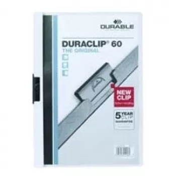 DURABLE DURACLIP 60 A4 klemhechter transparant (25 stuks) 223802