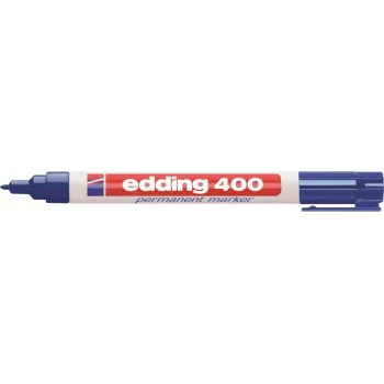 Edding 400 Permanente markerset 4-400-4-1999, zwart/rood/blauw/groen, waterbestendig