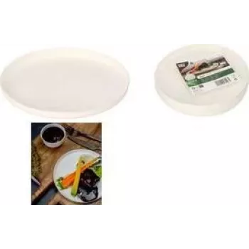 PAPSTAR suikerriet borden pure Ano, rond, Ø 16 cm, wit, 6 stuks (89995)