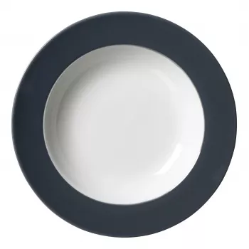 Ritzenhoff & Breker Doppio antraciet soepborden 220 mm porselein, 6-delige set 430219