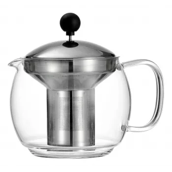 Ritzenhoff & Breker ENJOY glazen theepot, 1,1 L, met RVS theezeef 820799