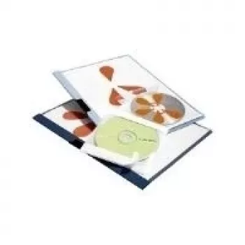 Durable CD/DVD FIX Zelfklevend cd-hoesje, transparant, verpakking van 10