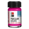 Marabu porselein- & glasverf, glanzend, framboos, 15 ml 11150039131