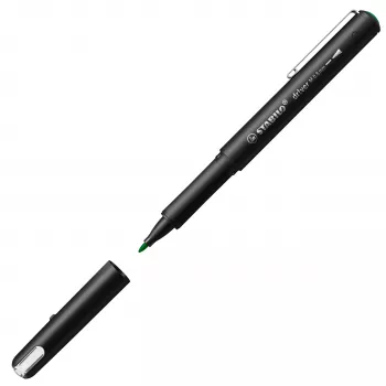 STABILO fineliner dr!ver, medium, groen, uitwisbare en geurloze inkt op waterbasis, 1 stuk (1089/36)