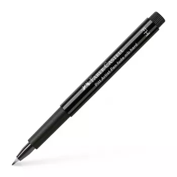 Faber-Castell PITT Artist Pen Fude, zwarte gepigmenteerde inkt, 1 stift 167895