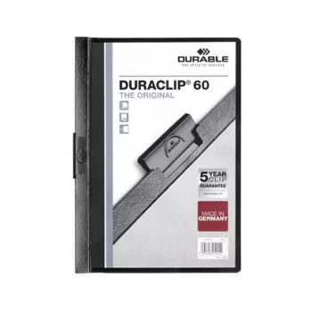 DURABLE DURACLIP 60 A4 klemhechter zwart (25-pack) 220901