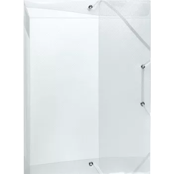 HERLITZ documentenbox DIN A4, polypropyleen, transparant, 40 mm rug, 250 x 40 x 330 mm 1948678