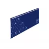 herlitz Compact tafelkalender 2023, blauw, week op twee pagina's, spiraalbinding, Duits 50042104