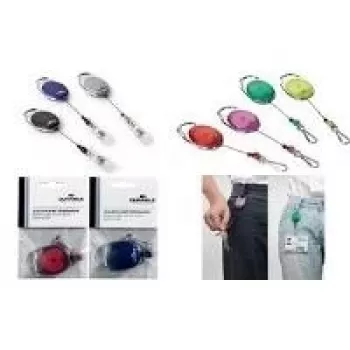 DURABLE Jojo STYLE Badge Reel met veerhaak 832712, paars