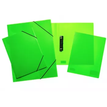 HERMA ringband A4 2-ring neon groen transparant 25 mm rug 19713