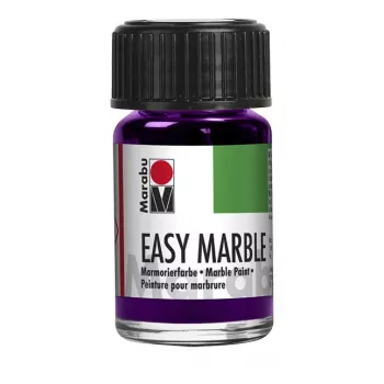 Marabu Easy Marble marmerverf, 15 ml, amethist 081, sneldrogend, voor dompelmarmering 13050039081