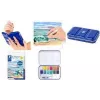 STAEDTLER 888M M12-C metallic aquarelverf-set, 12 kleuren in metalen doos met mengpalet en vingerring
