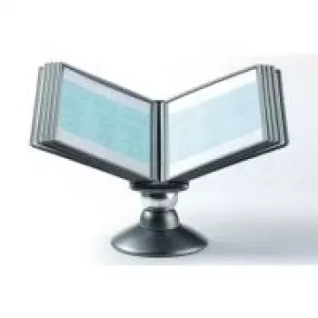 DURABLE SHERPA motion TABLE 10 referentie-displaysysteem, 10 A4-panelen, zwart 558737