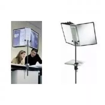 DURABLE SHERPA® bureauklem 10 - A4 displaybordsysteem, 10 borden, 5 kleuren, 360° draaibaar 581800