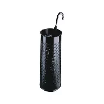 Durable Ronde metalen paraplubak, 28,5 L, zwart (335001)