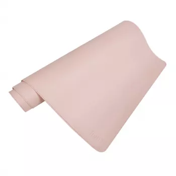 HELIT the flat mat bureaumat 800 x 400 mm roze PVC waterafstotend bureaubescherming H2525126