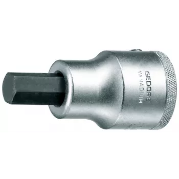 GEDORE 3/4 inch aandrijving zeskant schroevendraaier-bit-dopsleutel, 14 mm 6275850