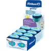 Pelikan griffix dubbele puntenslijper met bakje, blauw, voor standaard- en jumbo pennen 300008247