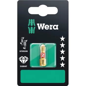 Wera 851/1 BDC SB Phillips PH 2 x 25 mm diamantgecoat BiTorsion-bit 05073335001